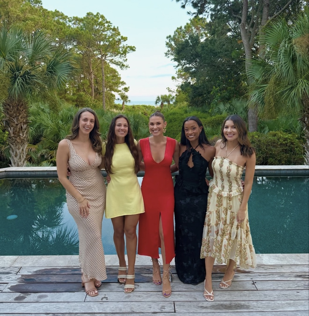 Janelle with friends